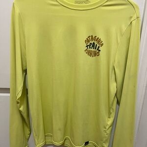 Patagonia Yellow Long Sleeve Performance Tee